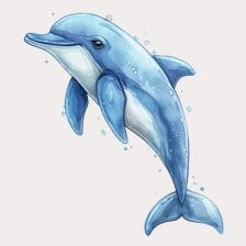 watercolor dolphin clipart