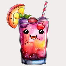 Cute Cartoon Drink Clipart
