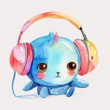 cute listen clipart