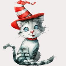 cat in the hat clipart