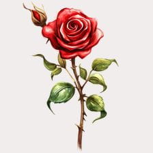 cute rose clipart