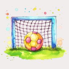 Soccer Ball Goal Clipart