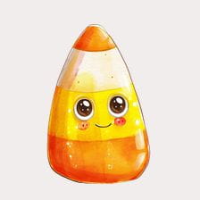 candy corn clipart