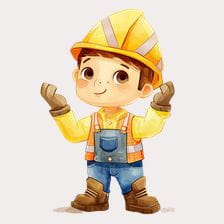 construction worker clipart