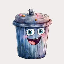 cute trash clipart