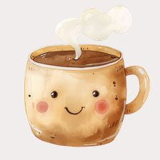cute coffee mug clipart