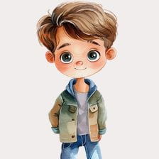 cute boy clipart