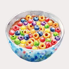 cereal bowl clipart