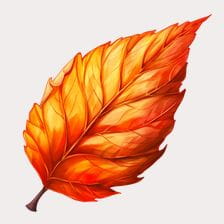 cute fall leaf clipart