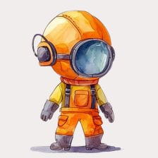 space astronaut clipart