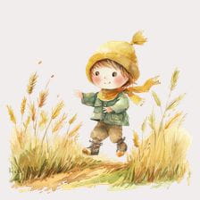a field of wheat clipart