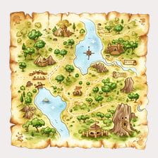 cute map clipart
