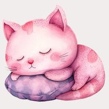 cute sleeping clipart