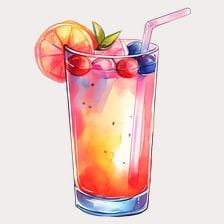 summer drink clipart