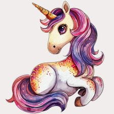 cartoon unicorn clipart