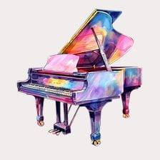 Grand Piano Clipart