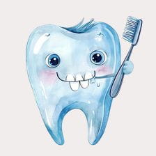 brushing teeth clipart