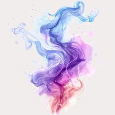 Abstract Purple Smoke Clipart