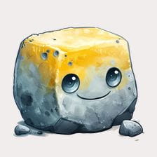 cute rock clipart