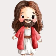 Cute Jesus Clipart Watercolor