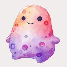 pink Monster Clipart