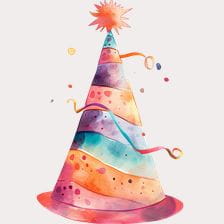 cute party hat clipart