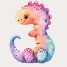 colorful Dinosaur Clipart