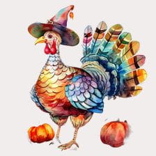 Happy Thanksgiving Turkey Clipart