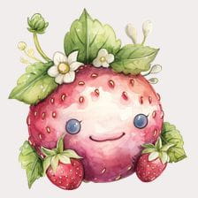 cute strawberry clipart