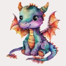 cartoon dragon clipart
