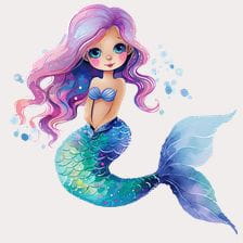little mermaid clipart