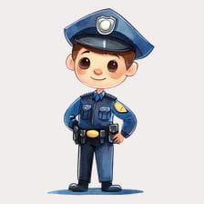 police officer clipart