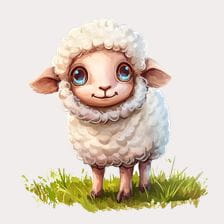 Cute Baby Sheep Clipart