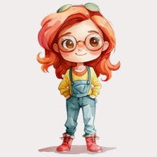chibi person clipart