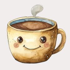 cute coffee cup clipart