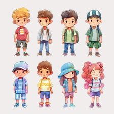 cute children clipart