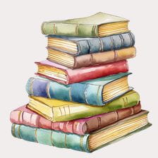 stack of books clipart