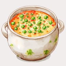 cartoon vegetable soup clipart
