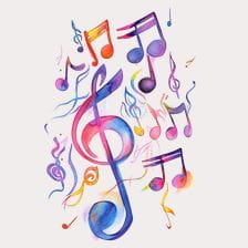 music notes clipart
