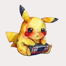 Pikachu Gaming Clipart