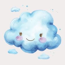 cute cloud clipart