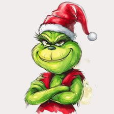 angry grinch clipart