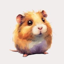 Cute Hamster Clipart
