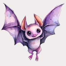 Cute Bat Clipart