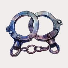 watercolor handcuffs clipart