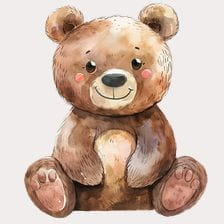 brown bear clipart