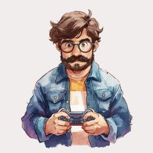 gamer dad clipart