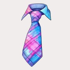 watercolor tie clipart