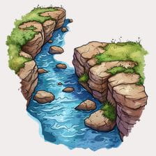cartoon River clipart