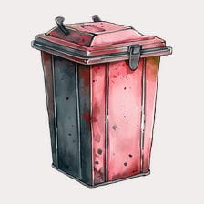 trash can clipart